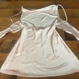 Urban Outfitters Satin Slip Dress Cowl Neck